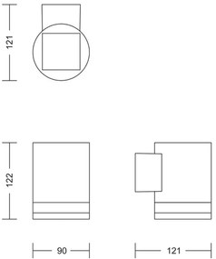Philips - Applique a LED solare FYCE LED/1,5W/3,7V 1200 mAh IP44