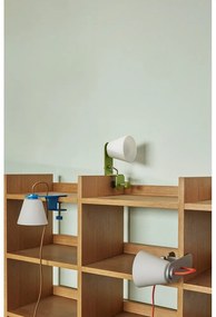 Lampada da tavolo grigia con paralume in vetro (altezza 23 cm) Lure - Hübsch