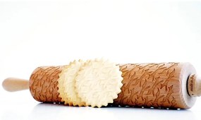 Rullo per pasta in legno goffrato Foxes - Valek