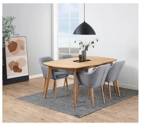Tavolo da pranzo pieghevole in rovere 180x102 cm Marte - Actona