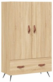 Credenza Rovere Sonoma 69,5x31x115 Cm İn Legno Multistrato /