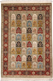 Hereke Tappeto orientale 140x200 Beige (Cina) Annodato A Mano