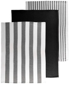 Set di strofinacci in cotone 3 pz 51x74 cm Marra – Tiseco Home Studio