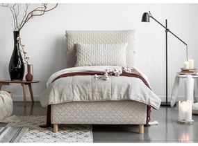 Letto singolo imbottito beige con rete 90x200 cm Sleepy Luna - Miuform