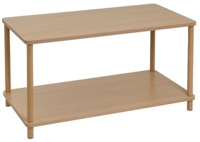 Tavolino da salotto di colore naturale 40x80 cm Gaia – Casa Selección