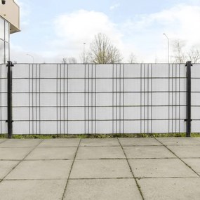 Schermi Da Balcone 5 Pz Bianchi 255x19 Cm İn Polyrattan /