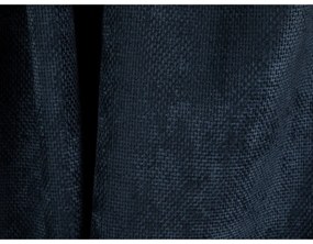 Divano blu scuro allungabile/con contenitore con rivestimento in ciniglia 262 cm Tonale – Cosmopolitan Design