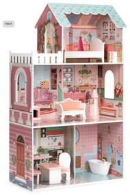 Grande casa delle bambole Barbie con set di mobili