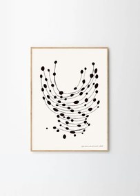 Poster 30x40 cm Dancing Dots – Leise Dich Abrahamsen – The Poster Club
