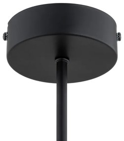 Lampadario a sospensione con supporto rigido FOTON 4xE14/10W/230V nero