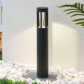 Lampioncino da giardino Jordis Lindby, Nero, Alluminio, Moderno, Lampada LED da esterni