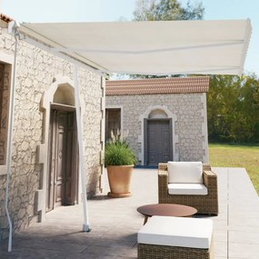 Tenda Da Sole Manuale Autoportante Manuale 350x250 Cm Crema /