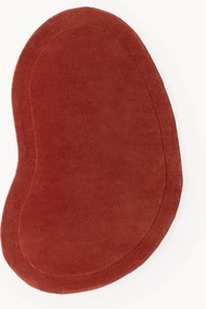 Tappeto in lana fatto a mano dalla forma organica Kadey