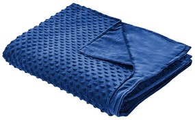 Fodera per coperta ponderata blu marino 120 x 180 cm CALLISTO Beliani