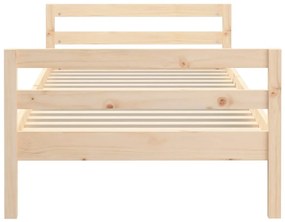 Giroletto 90x200 cm in legno massello di pino
