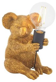 Endon 95082 - Lampada da tavolo KOALA 1xE27/10W/230V dorata