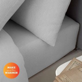 Lenzuolo in cotone grigio 90x190 cm - Catherine Lansfield