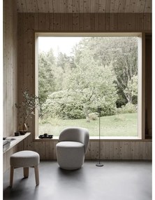 Sgabello nero/beige Kuon - Blomus