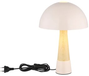 Globo 51570121 - Lampada da tavolo PAULIN 1xE27ILLU/40W/230V beige