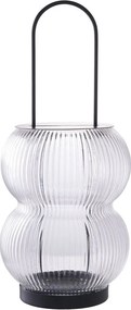 Lanterna in vetro (altezza totale 36 cm) Lucena – House Nordic