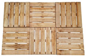 Piastrelle Per Esterni 6 Pz 50x50 Cm İn Legno Marrone /
