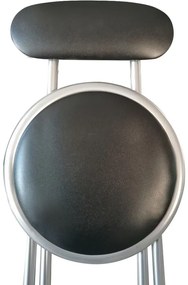 LUCIE - sgabello con schienale pieghevole salvaspazio