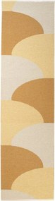 Passatoia da interno/esterno giallo ocra 70x270 cm Hill Ochre Pale Yellow – Pappelina