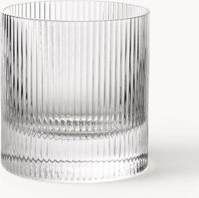 Set di 2 bicchieri in vetro soffiato Ripple