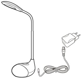 Eglo 97078 - Lampada LED da tavolo CABADO 1 1xLED/2,2W+0,3W/230V RGB