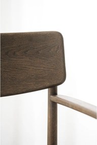 Set di sedie da pranzo marrone scuro in rovere 2 pz Maidstone - Rowico