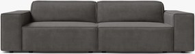 Divano modulare Jodie 3 posti in velluto – L204 cm