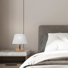 Brilagi - LED Lampada da tavolo ANTHONY 1xE14/40W/230V quercia/bianco