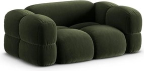 Divano verde con rivestimento in velluto 180 cm Loretto – Cosmopolitan Design