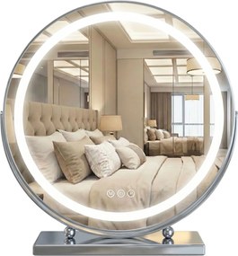 Specchio LED MAKE-UP Chrome 50 cm