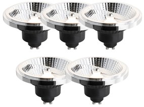 Set di 5 Lampadina LED dimmerabile a 3 step GU10 111mm 10.5W 770lm 3000K