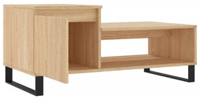 Tavolino da Salotto Rovere Sonoma 100x50x45cm Legno Multistrato