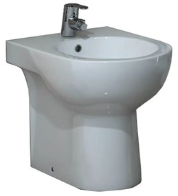 Bidet filo muro Calar ceramica bianca