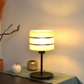 LED Lampada da tavolo HELEN 1xE27/15W/230V color crema/nero/oro