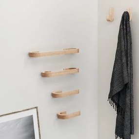 Gedy - Muro asciugamano appendino HIMALAYA 7x30 cm bambù/beige