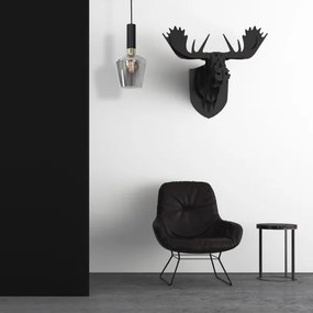 Lampadario su filo ROMA BLACK 1xE27/60W/230V