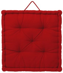 Cuscino materasso 60x60 cm rosso