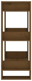 Libreria/divisorio miele 60x35x91 cm in legno massello