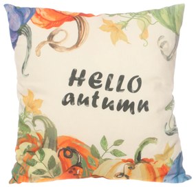 Cuscino arredo hello autumn da 45x45 cm