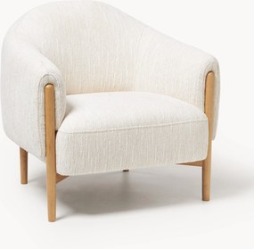 Poltrona con gambe in legno di frassino Theo