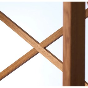 Scaffale effetto rovere colore naturale 70x198 cm X-Shelf - Unique Furniture