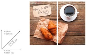 Set di copri fornelli in vetro temperato 2 pz 30x52 cm Nice Day – Allstar