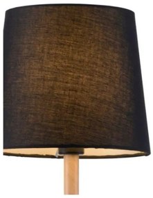 Leuchten Direkt 14423-18 - Lampada da tavolo NIMA 1xE14/40W/230V nera