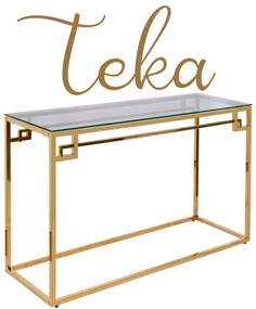 CONSOLLE TEKA VETRO-ORO