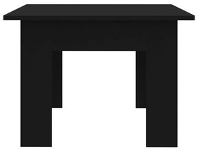 Tavolino da caffè nero 100x60x42 cm in truciolato