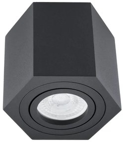 Plafoniera ARENO 1xGU10/30W/230V nera